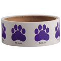 Paw Print Stickers-Purple/100 Rl